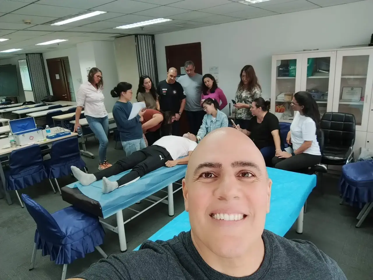 Aula prática com instrutor